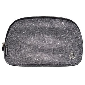 Lululemon Everywhere Belt Bag Glitter Silver OS NWT Sparkle Crossbody